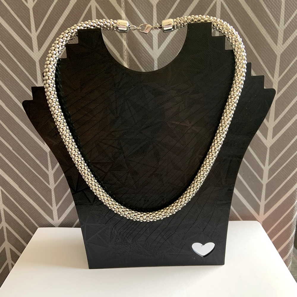 Monet vintage popcorn chain necklace
